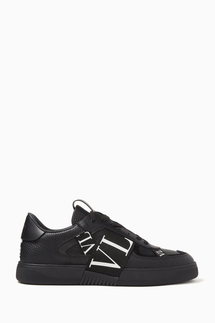 

Valentino Garavani VLTN 7 Sneakers in Leather, Black