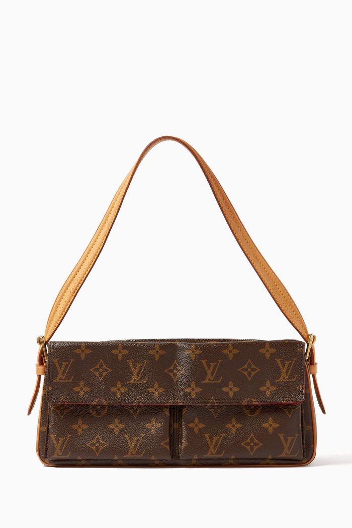

Viva Cite MM Shoulder Bag in Coated-canvas, Brown