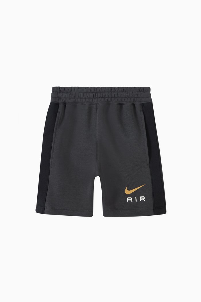 

Air Logo Shorts in Cotton Blend Fleece, Grey