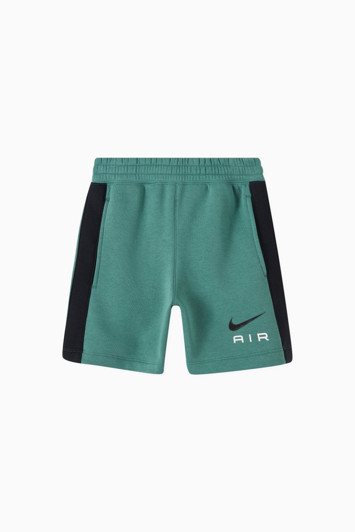 

Air Logo Shorts in Cotton Blend Fleece, Green