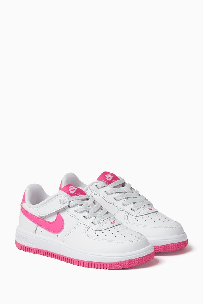

Force 1 Low EasyOn Sneakers in Mixed-leather, White