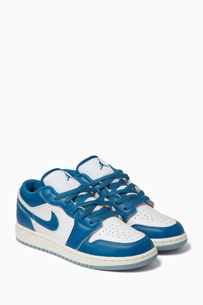 

Air Jordan 1 Low SE Sneakers in Leather, White