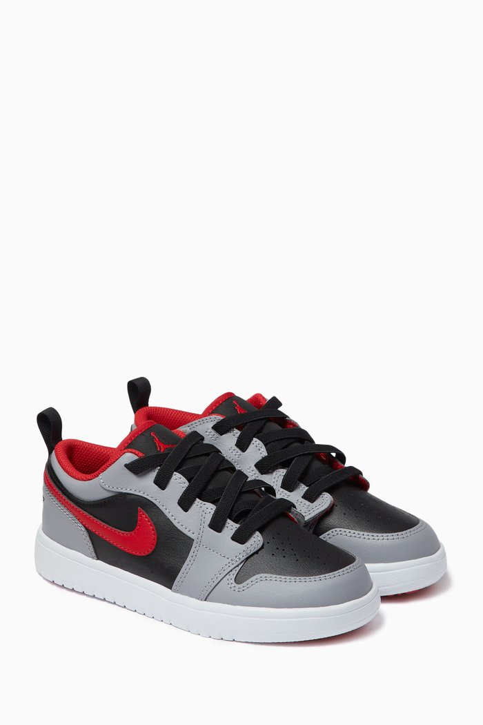 

Jordan 1 Low Alt Sneakers in Leather, Black