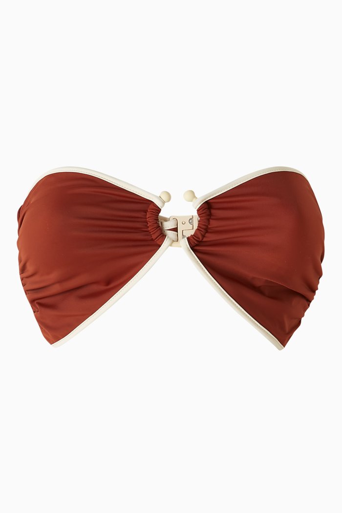 

Intense Colorings Bikini Top, Brown