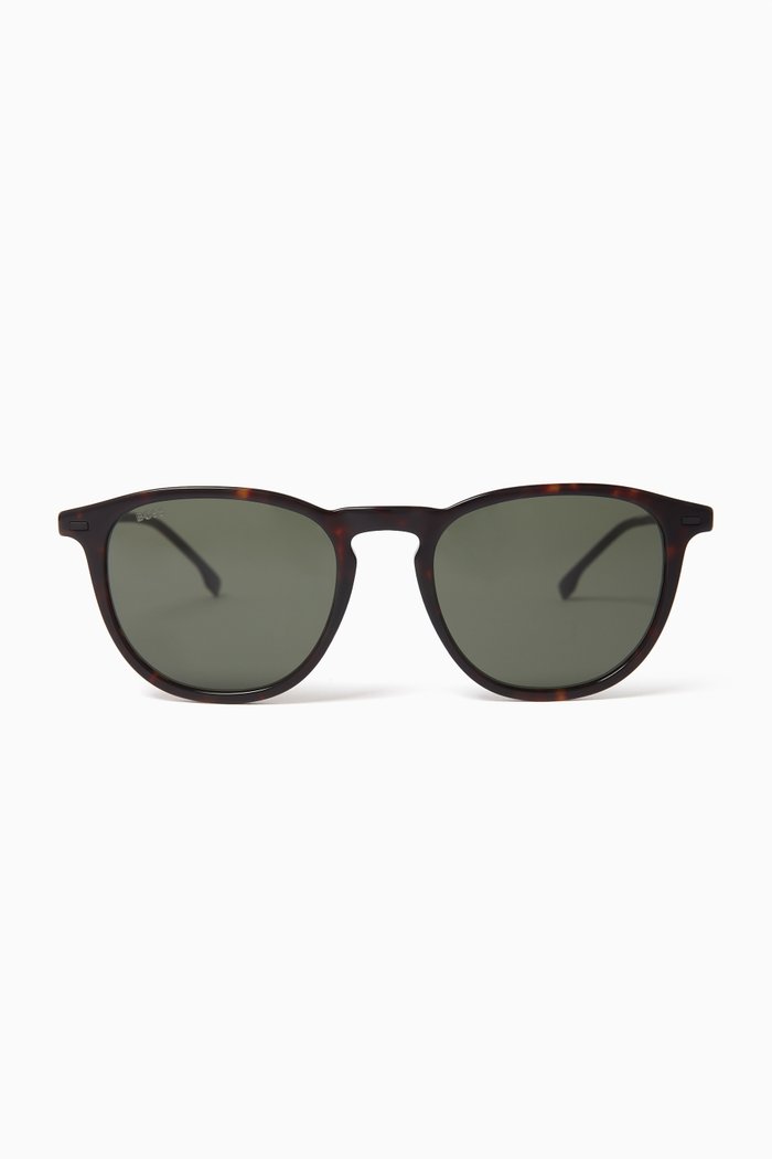 

Round Sunglasses in Acetate, Brown