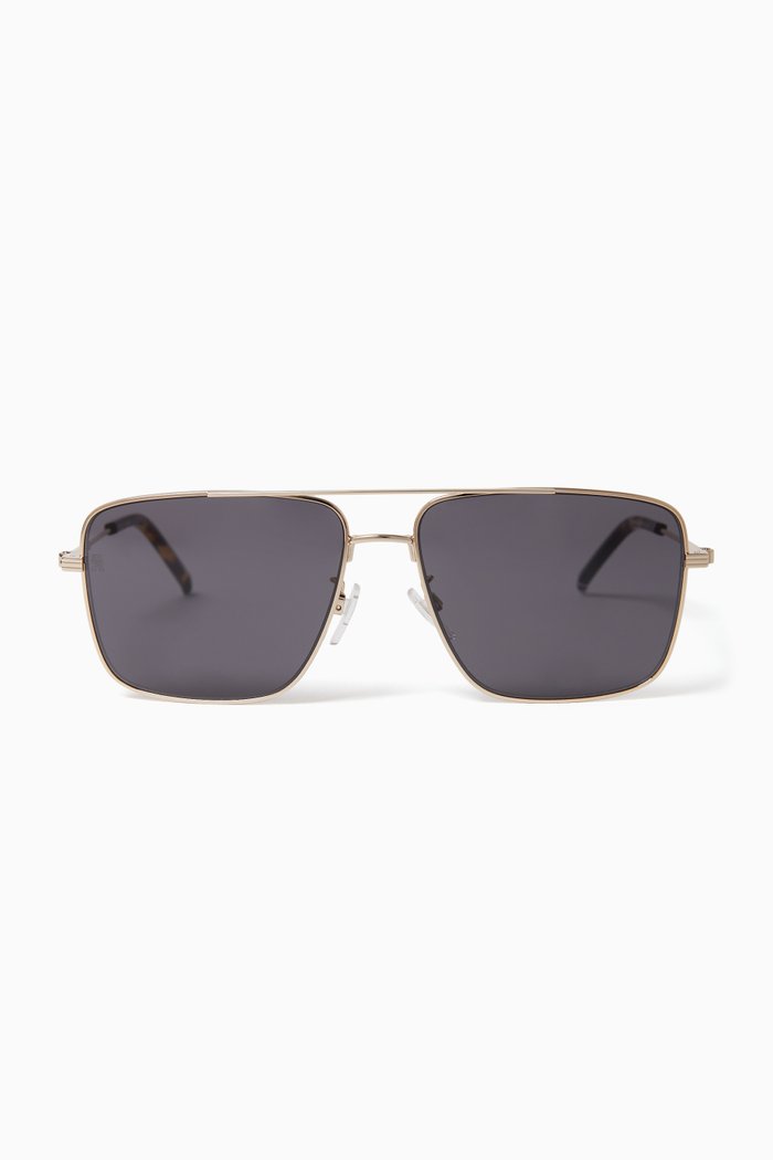 

Pilot Sunglasses in Metal, Gold