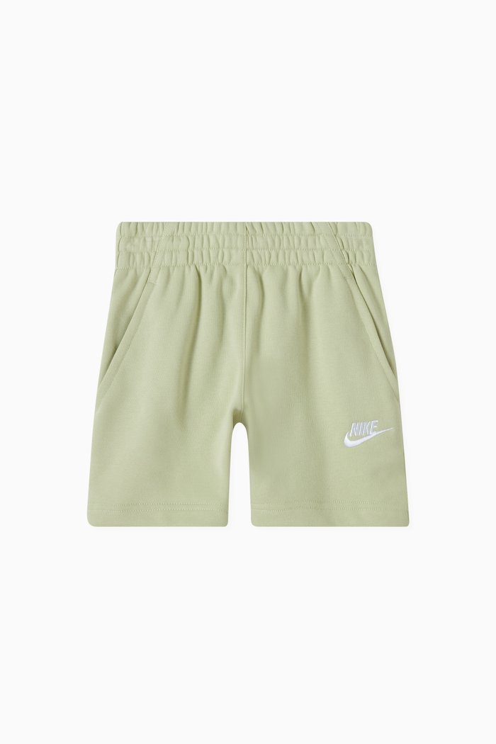 

Logo Shorts in Cotton Blend Fleece, Green