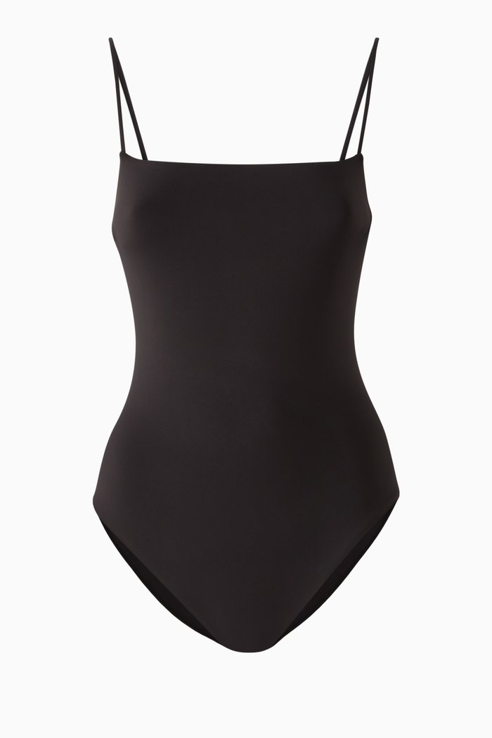 

One-piece Swimsuit in Recycled-nylon, Black