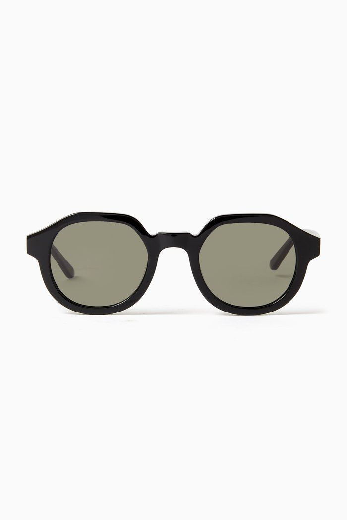 

Palermo Sunglasses in Recycled Acetate, Black