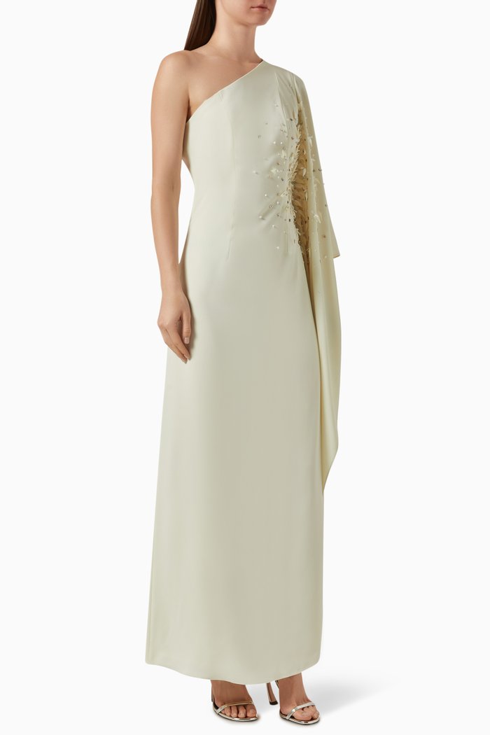 

Eryn Bead-embellished Dress, Neutral