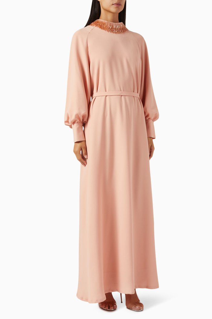 

Amor Maxi Dress in Crepe, Orange