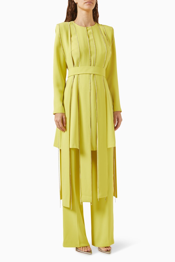 

Tease Top & Pants in Crepe, Yellow