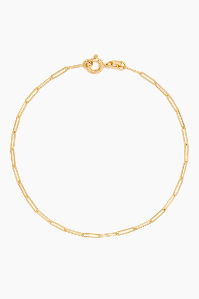 

Aida Paperclip Bracelet in 18kt Gold