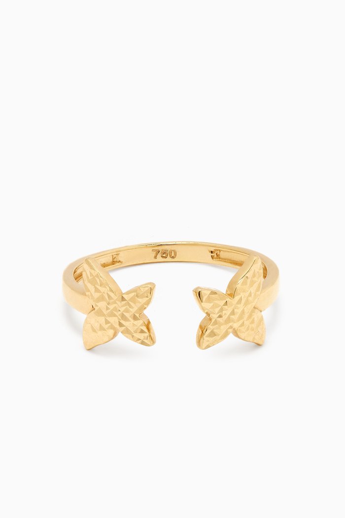 

Sara Butterfly Open Ring in 18kt Gold