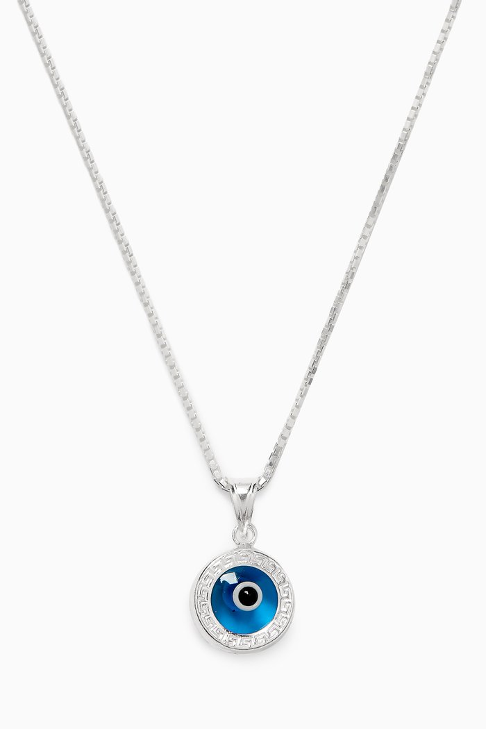 

Azure Amulet Pendant Necklace in Sterling Silver