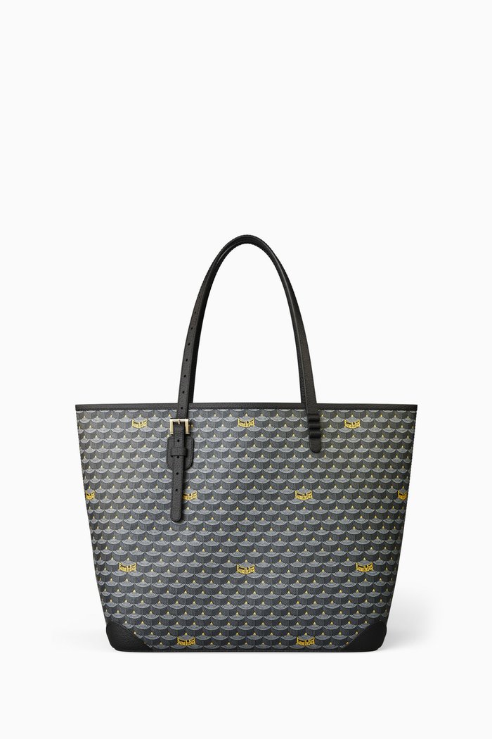 

Daily Battle 35 Tote Bag in Canvas & Leather, Grey
