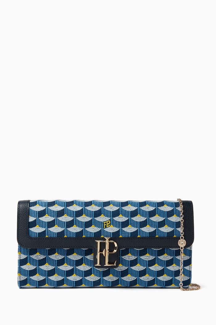 

Good Knight 25 Crossbody Bag in Canvas & Leather, Blue