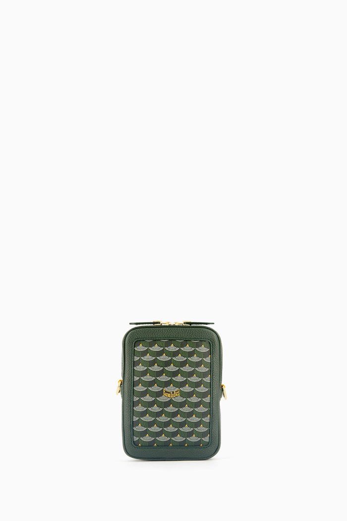 

Phone Pouch in Scale Canvas, Green