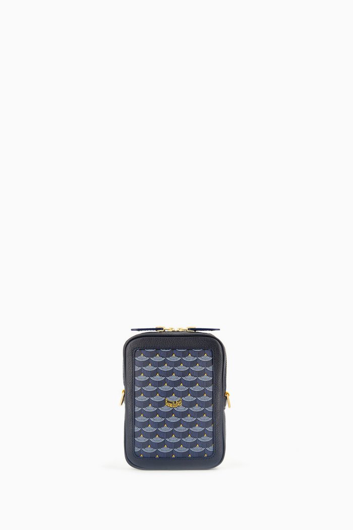 

Phone Pouch in Scale Canvas, Blue