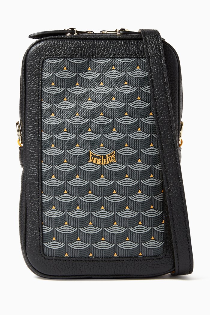 

Phone Pouch in Scale Canvas, Grey