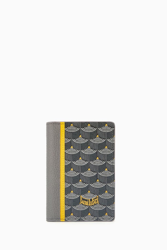 

Standard Pocket Wallet in Coated-canvas & Leather, Grey