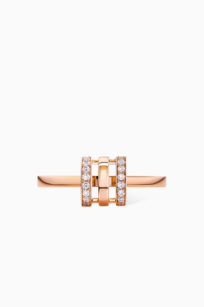 

Mini Wid Diamond Ring in 18kt Rose Gold