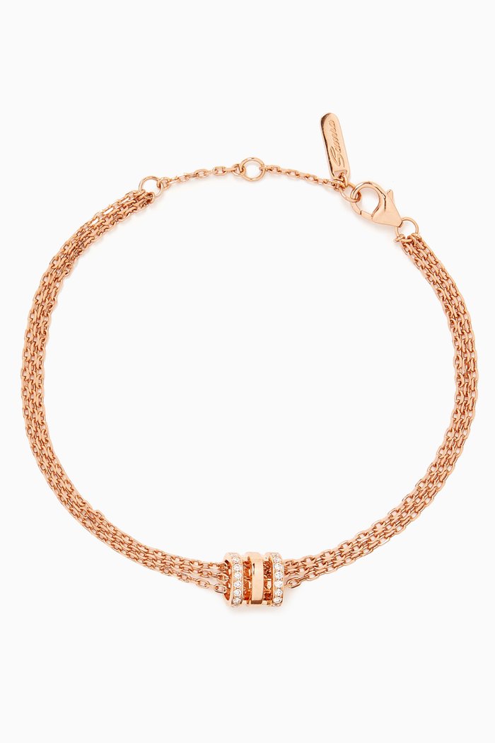 

Mini Wid Single Diamond Bracelet in 18kt Rose Gold