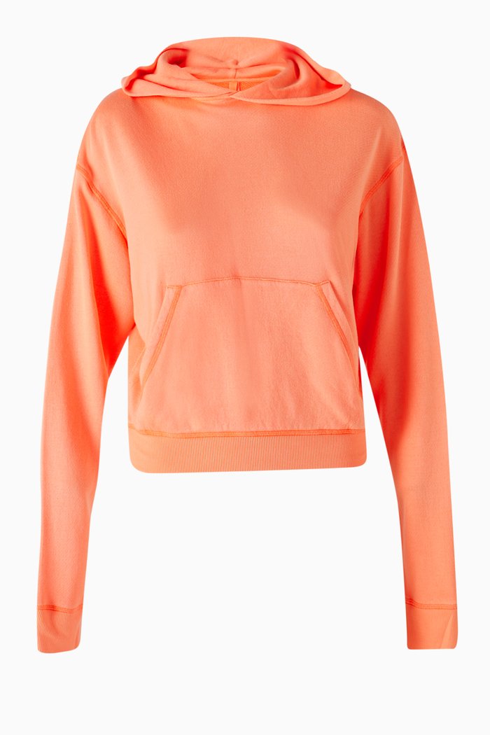 

Vintage Sport Hoodie in French Terry, Orange