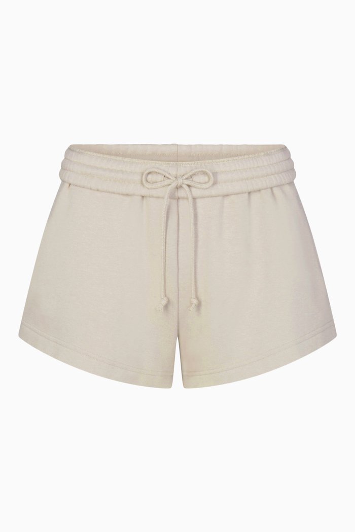 

Loose Shorts in Cotton Fleece, Grey