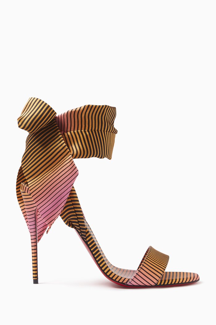 Sandale Du Desert 100 Sandals in Crepe-satin, Multicolour