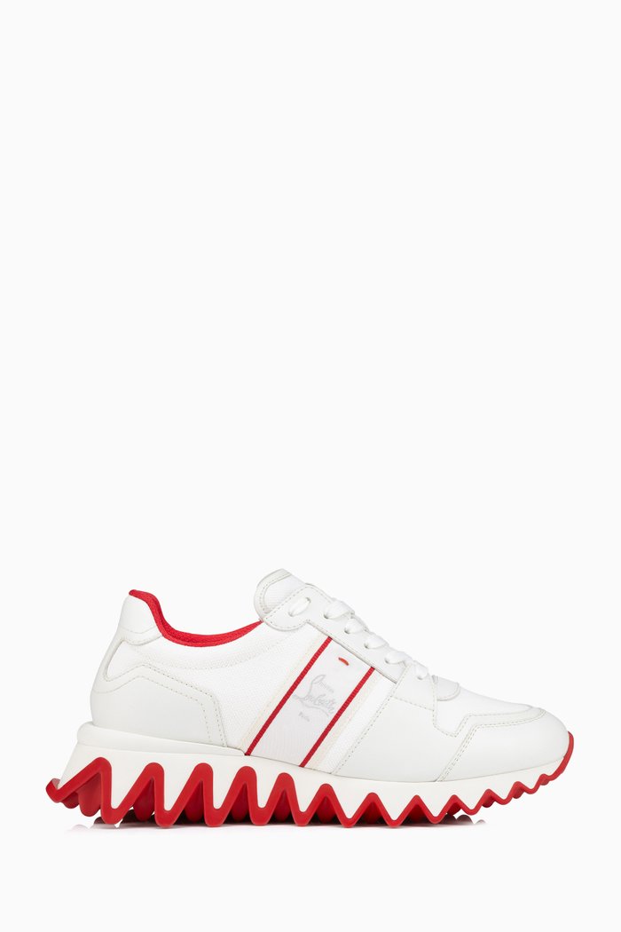 

Nastroshark Low-top Sneakers in Leather, White