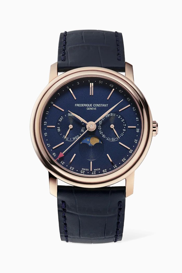 

Classics Index Business Timer Watch, 40mm, Blue