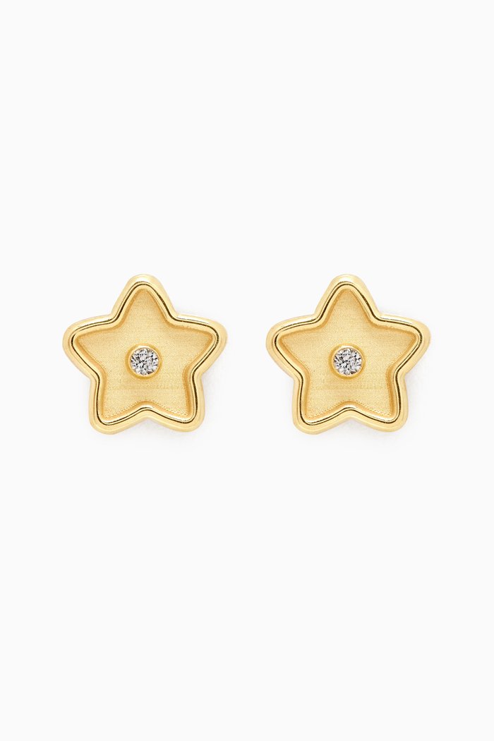 

Star Diamond Earrings in 18kt Gold