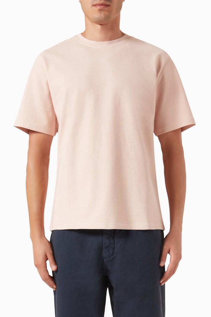 

Dean T-shirt in Organic Cotton, Pink