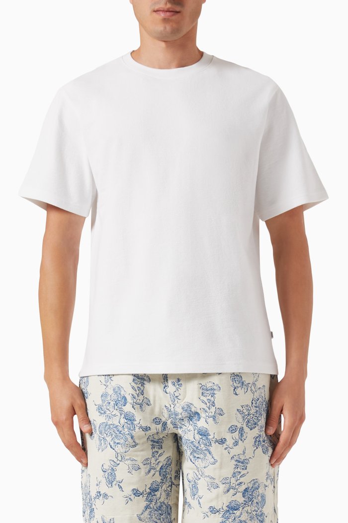 

Dean T-shirt in Organic Cotton, White