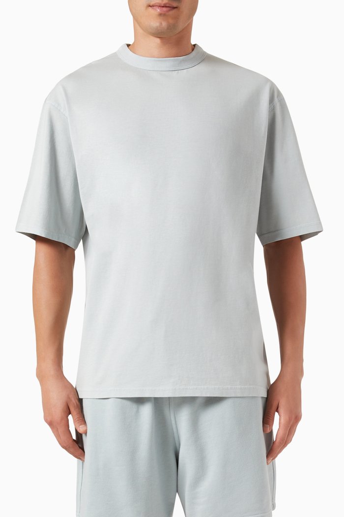 

Milton T-shirt in Organic Cotton, Blue