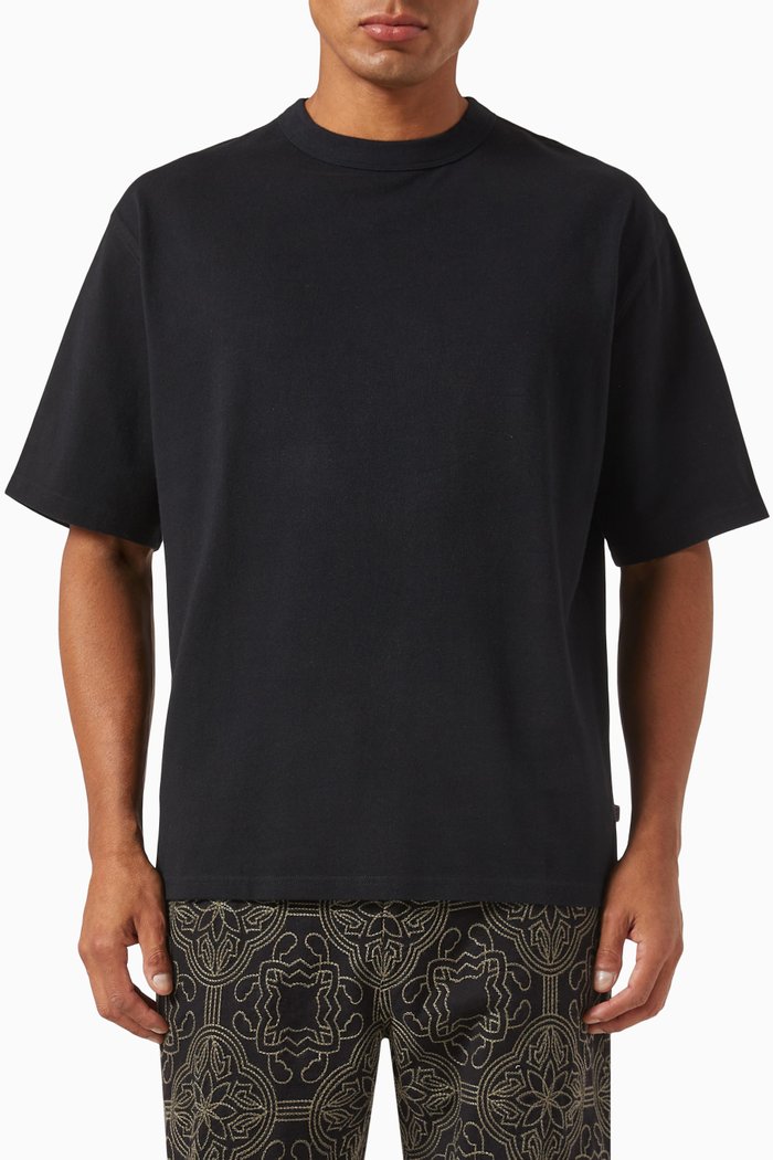 

Milton T-shirt in Organic Cotton, Black