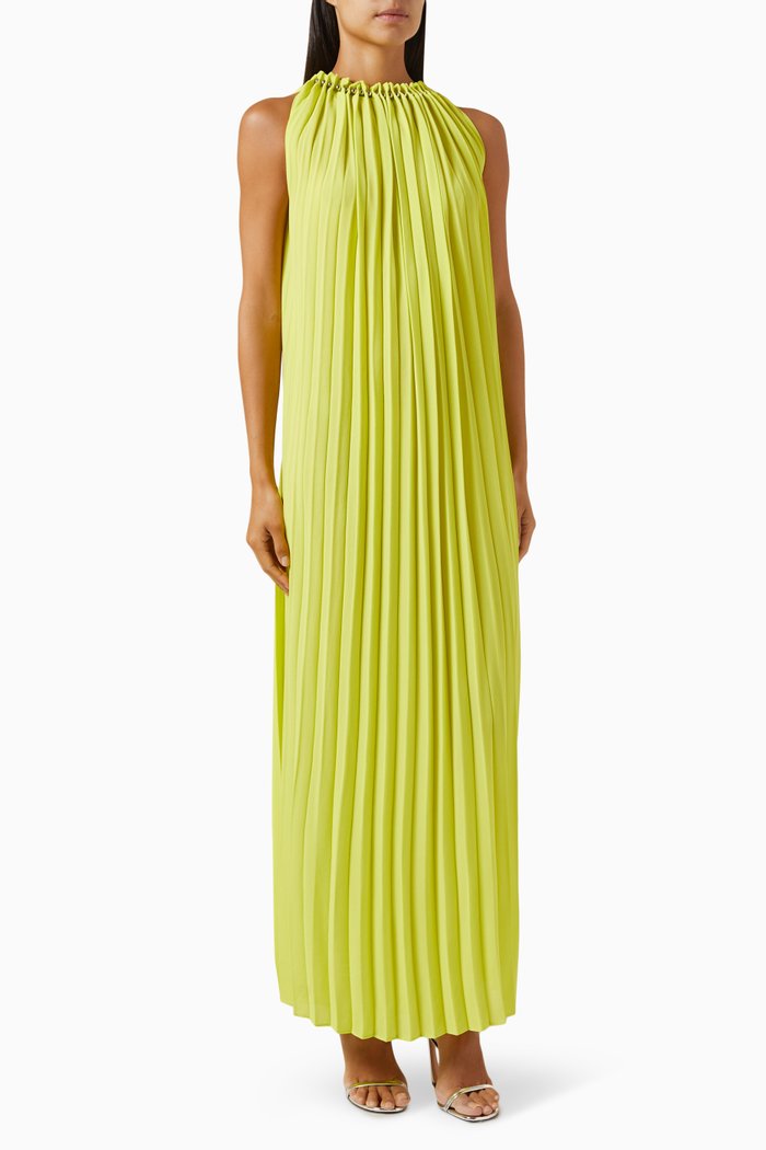 

Pleated Kaftan, Yellow