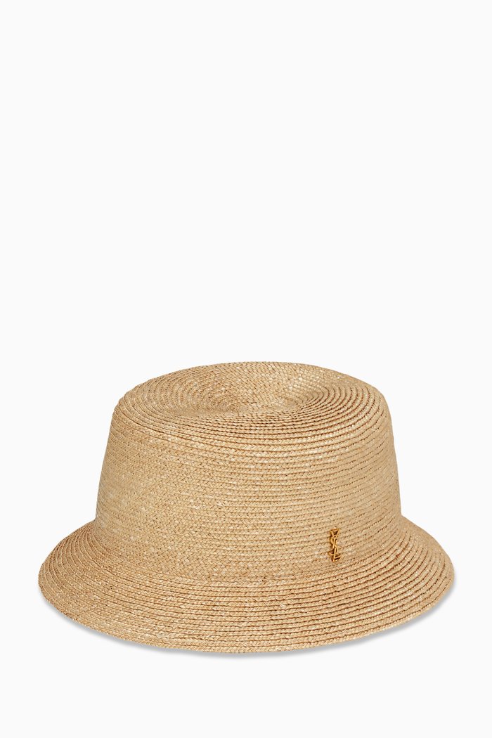 

Maglina Bucket Hat in Straw, Neutral