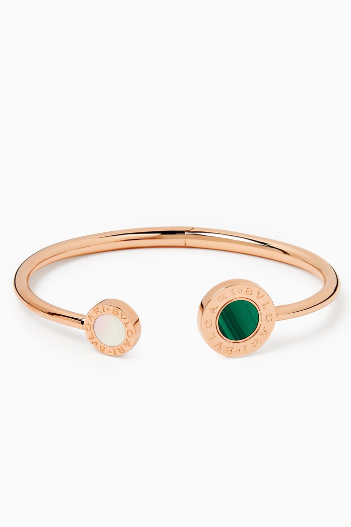 

BVLGARI BVLGARI Multi-stone Flip Bracelet in 18kt Rose Gold