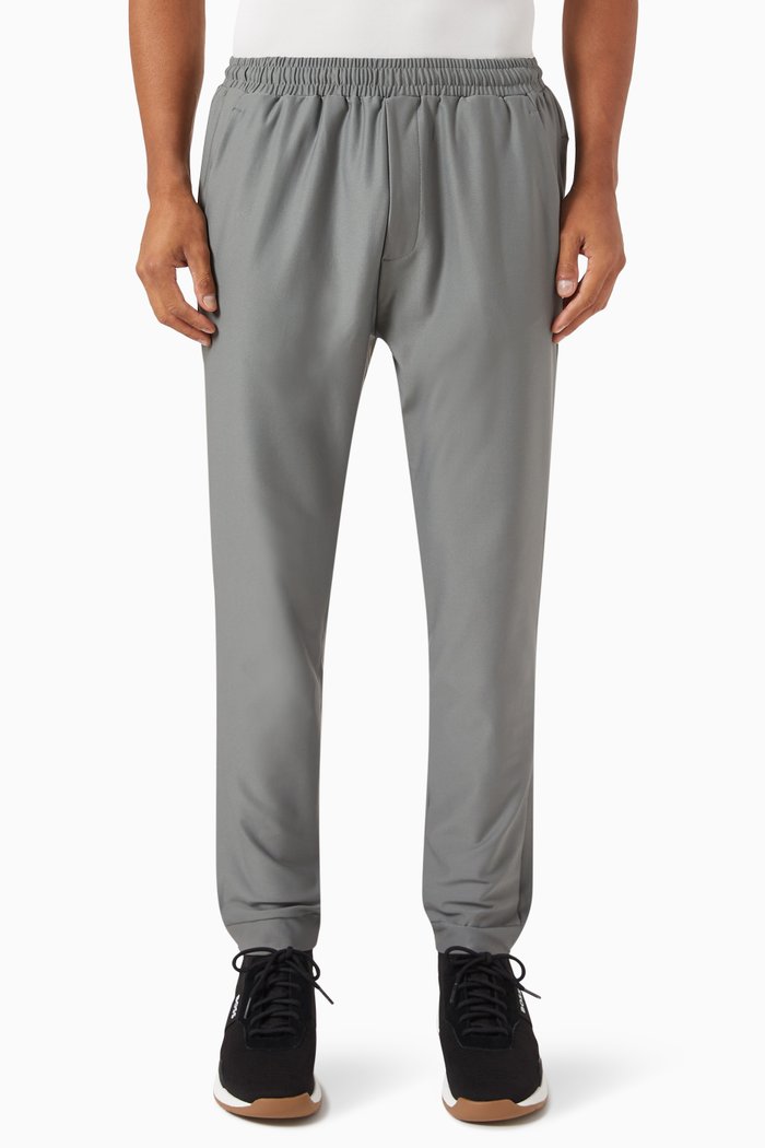 

Logo Joggers in Stretch-fabric, Green