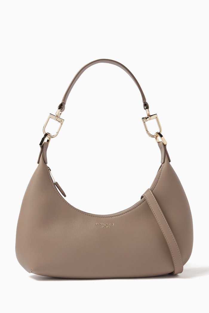 

Hobo Bag in Nappa Leather, Neutral