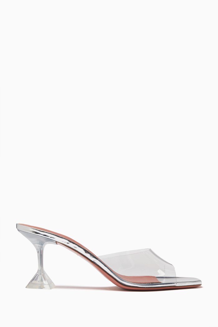 

Lupita Slip On 70 Mules in PVC, White