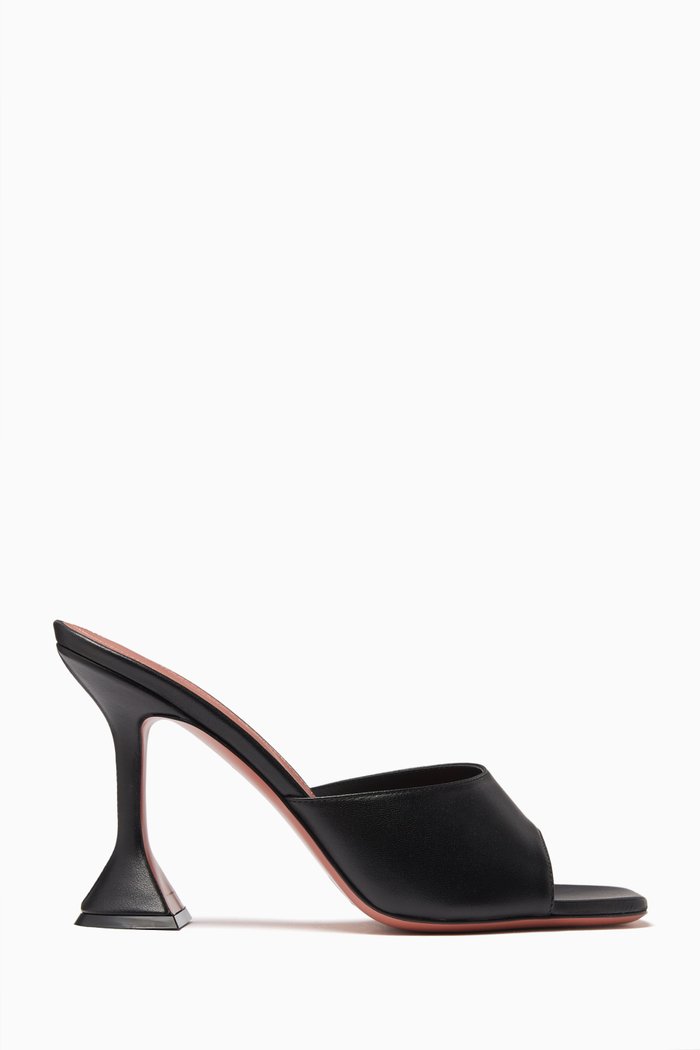 

Lupita Slip On 95 Mules in Leather, Black