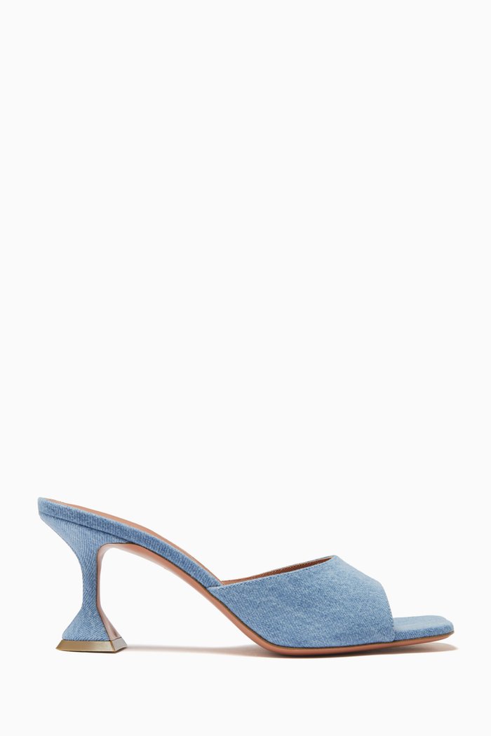 

Lupita Slip On 70 Mules in Denim, Blue
