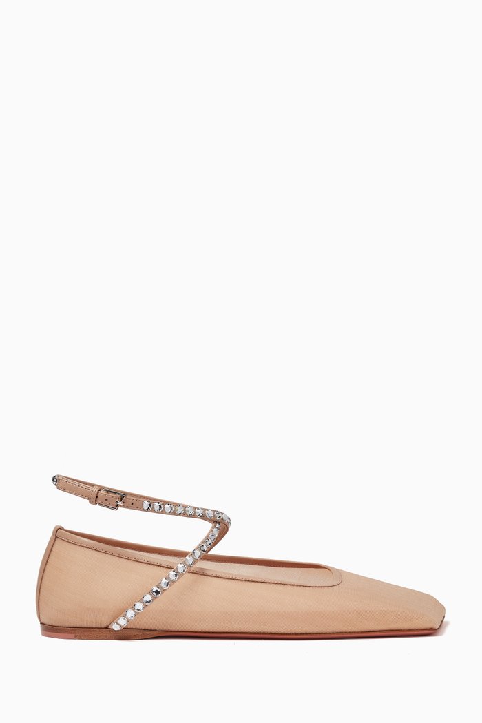 

Ane Flats in Mesh, Brown