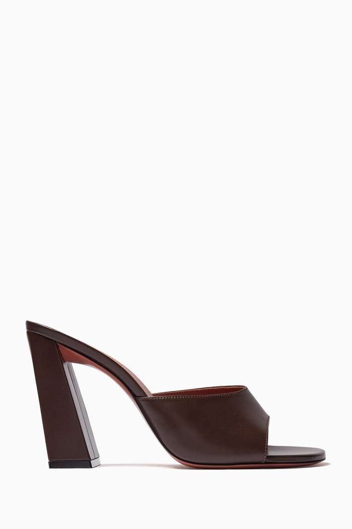 

Brigitte 95 Sandals in Nappa Leather, Brown