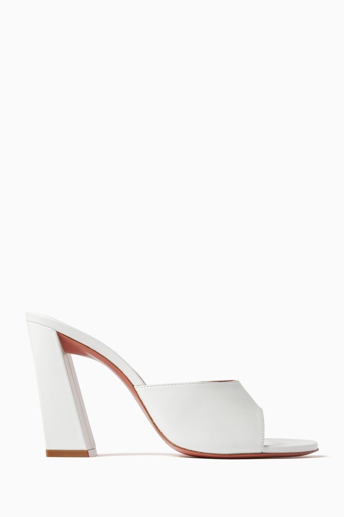 

Brigitte 95 Sandals in Nappa Leather, White
