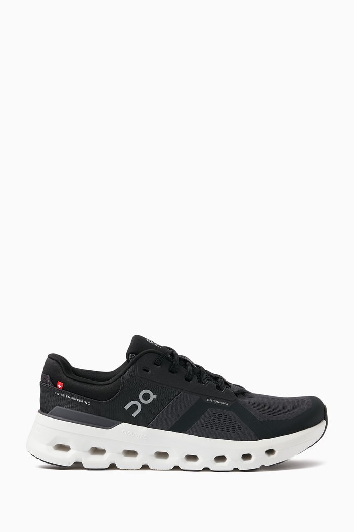 

Cloudrunner 2 Wide Sneakers in Mesh, Black