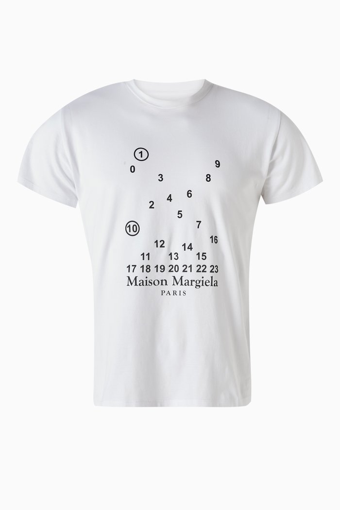 

Numeric Logo T-shirt in Cotton, White